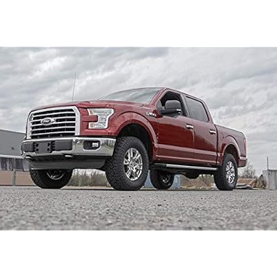 Rough Country 2 Leveling Kit for Ford F-150 (2009-2026) & Ford Raptor (2017-2018) - Bolt-on Strut Spacer, Fits up to 33 Tires