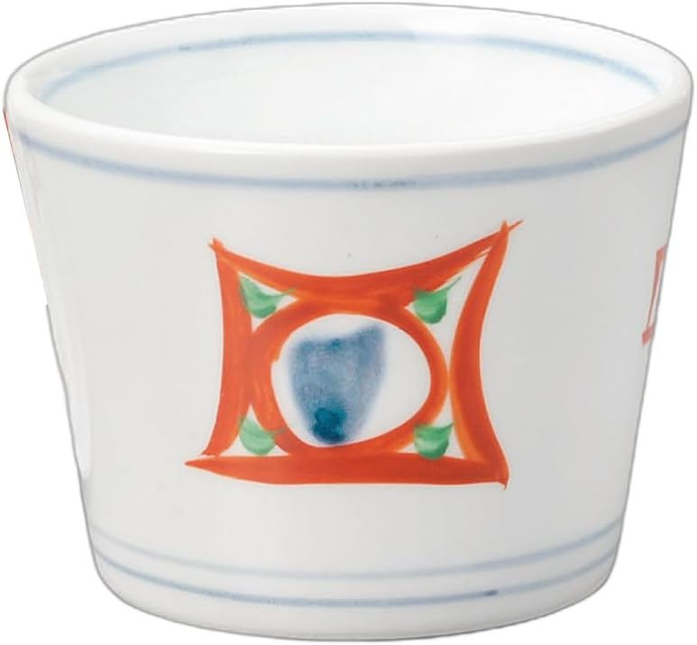 セトモノホンポ(Setomonohonpo) 錆点格子そば千代口 [ 9&times;7cm ] | そば猪口 陶磁器 強化