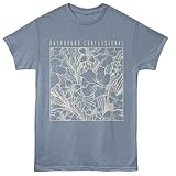 Dashboard Confessional T Shirt for Men & Women Floral Indigo Heather Graphic Crew Neck, Short Sleeve Tee