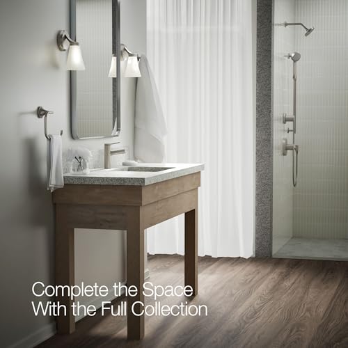 Kohler K-35048-4-BN Elate® Single-Handle Bathroom Sink Faucet, Bathroom Faucets, 1.2 GPM, Vibrant Brushed Nickel thumbnail 8