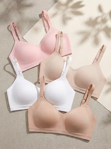 Warners womens Easy Does It No Bulge Wire-Free Bra, Butterscotch, X-Small US - 4