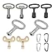 Chiave Universale Set, Chiave Universale Per Rubinetti Quadrato Tondo Chiave Triangolare Chiave Contatore Gas Per Cassetta Contatore Gas, Cassetta Chiavi, Contatore Del Gas, Radiatore Contatore acqua