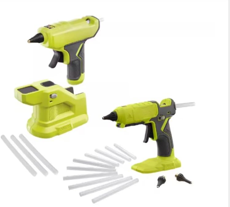 P307-P306 Fits For RYOBI 18V Cordless 2-Tool Combo Kit with Dual Temperature Glue Gun and Compact Glue Gun (Tools Only)
