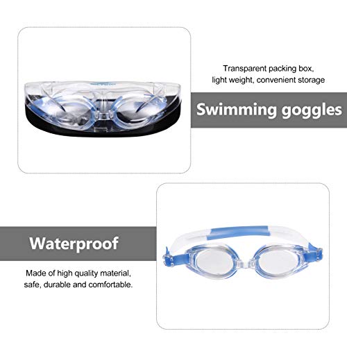 BESPORTBLE Lentes de Óculos de Natação Óculos de Natação de Silicone Anti Nevoeiro Óculos de Proteçã