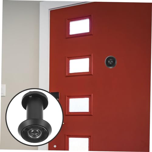 Mirilla para puerta de privacidad, resistente y estable, fácil instalación, visualizador tipo ojo de gato para hogar, oficina u hotel miniatura 6