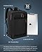 TRAILKICKER Travel Backpack Flight Approved Carry On Backpack Water Resistant Weekender Bag (Black)