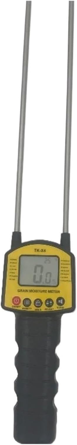 Moisture Meter, 7.5%-50% Grain Moisture Meter for Wheat,Rice,Paddy,Corn,Soybean Moisture Measurement
