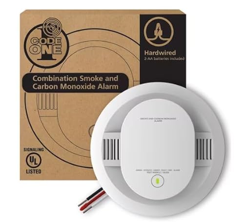 Code One Hardwired Interconnectable Combination Smoke and Carbon Monoxide Alarm - Kidde 900-CUAR