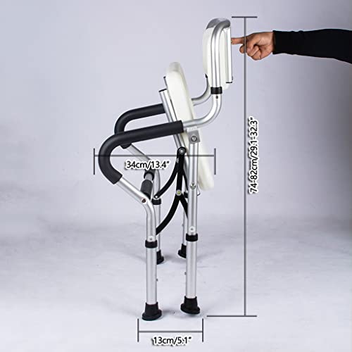 YMQ Sedia da Doccia Pieghevole con Braccio e