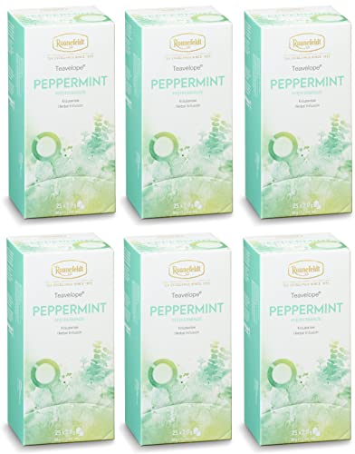 Ronnefeldt Teavelope® Peppermint / Pfefferminze, Kräutertee, 6er-Set, 300 g (6 x 50 g)