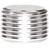 1 NPT Pipe Plug Male Thread Stainless Steel Fitting Countersunk Internal Hex Head(Pack of 2)