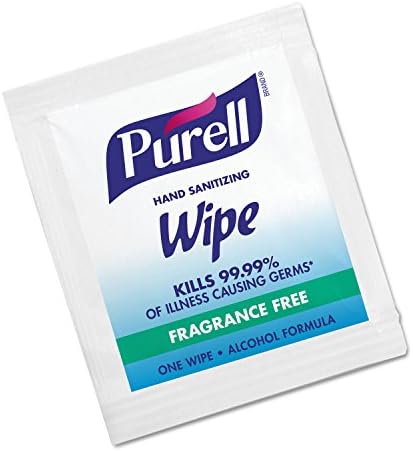 Premoistened Sanitizing Hand Wipes, Towelettes Individually Wrapped, 100/box
