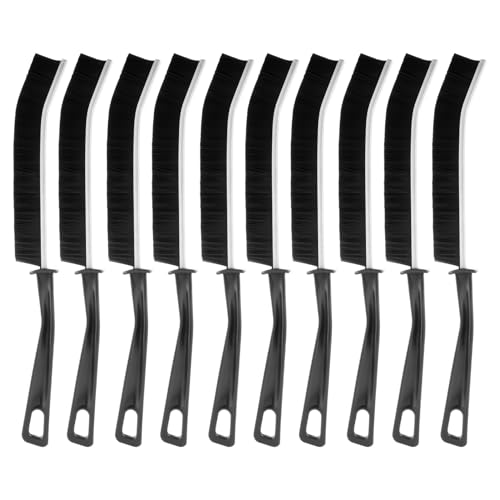 10 STK Hartborsten Ecken Reinigungsbürsten, Fugenbürste Eckenreinigungsbürste Set, Eckreinigungsbürste, Spaltreinigungsbürste, Fugenreinigungsbürste für Küche Toilette Fensterbank Fugenbürsten