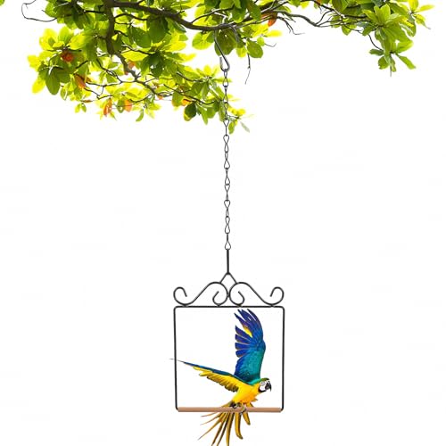 Matwsec Hummingbird Swings and Perches Hummingbird Perch Humming Bird Swing for Hanging Indoor Outdoor Trunk Lawn Patio Garden