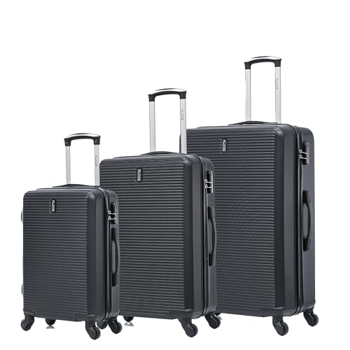 CELIMS - Set Valises Rigides 3 Pièces ABS Légères | Cabine, Moyenne et Grande | Valise Soute &...