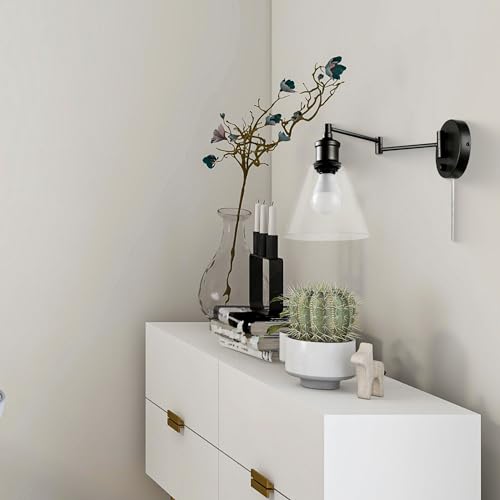 Image of Globe Electric Company 65392 1 Light Plug in Sconce, Dark Bronze