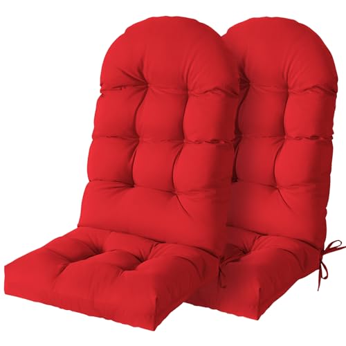 Enipate Two-Pack Red Adirondack Cushions
