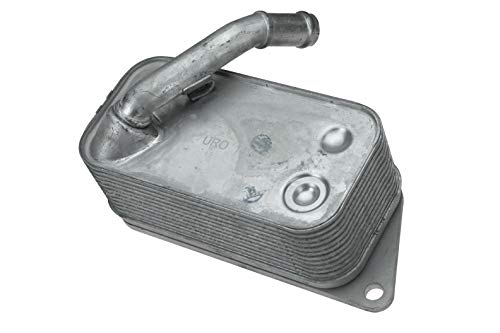 URO Parts 11427525333 Engine Oil Cooler, Located on Oil Filter Housing