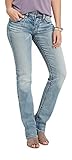 Silver Jeans Co. Women's Suki Mid Rise Slim Bootcut Jeans