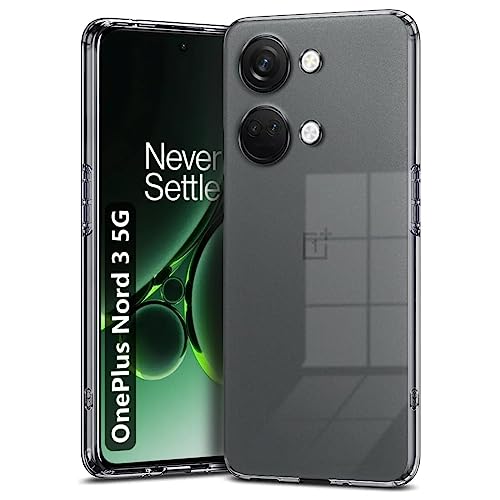 Image of COVERBLACK Rubber Back Cover for OnePlus Nord3 5G - Transparent