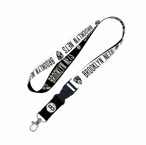Lanyard Brooklyn Nets NBA WinCraft avec boucle détachable pour clés