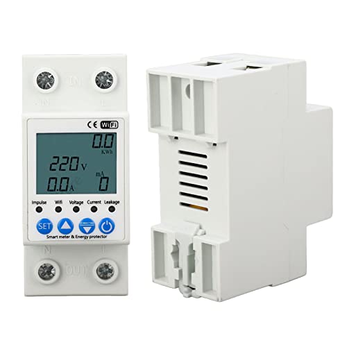 Interruptor de proteção contra vazamento, fiação simples wifi disjuntor temporizador função retardad