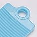 uxcell Plastic Household Washboard Clothes Washing Board Wash Board Rectangle Washboard 315mm Length Light Blue