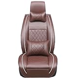 Car Seat Covers Sets for Toyota RAV4 Honda CRV CX5 CX50 Rogue Small Mid Size SUV, Universal Faux Leather Waterproof with Airbag Compatible, Luxury Deluxe Protection Cushion for SUV Sedan Truck