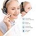 Trucker Bluetooth Headset Wireless with Noise canceling Microphone, On-Ear Wireless Headphones with Mic,Over The Head Earpiece for iOS & Android Mobile Phone, Skype, Truck Drivers, Call Center,Voip