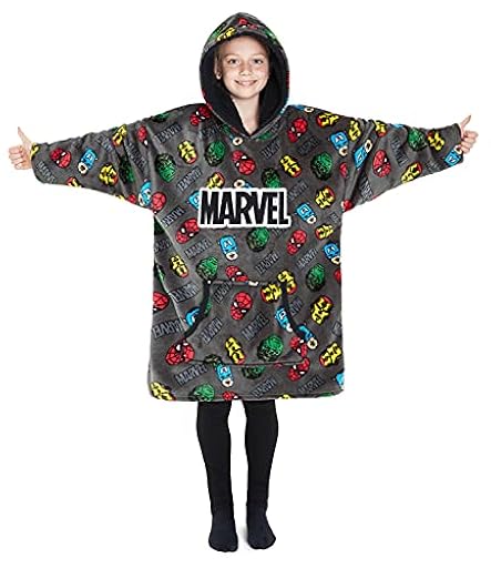 Marvel Sudadera Niño Avengers - Sudadera Manta para Niños(Gris) | Ya disponible en tu tienda friki favorita! En mundofriki.es!