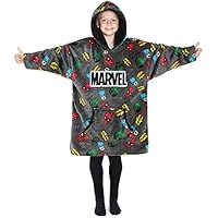 Marvel Sudadera Niño Avengers - Sudadera Manta para Niños(Gris)