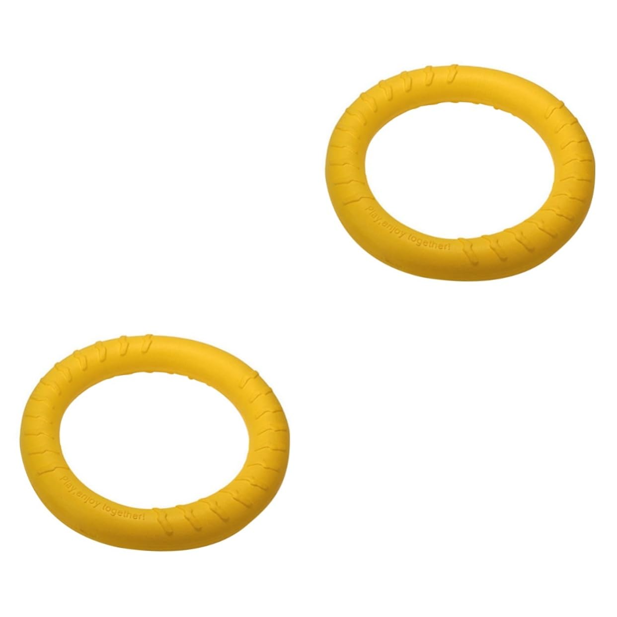 PRETYZOOM 2 Uds Juguetes para Mascotas Juguetes para Masticar Juguetes Dogman Juguete para Masticar para Perros Eva Anillo para Perro Anillo para Mascotas Juguete para El Cuidado