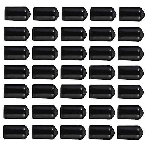 GETAJGHSD 150pcs Insulated Terminal Caps Black Screw Thread Protectors Bolt Covers End Cap Insulated Boot Sleeve for Electronics