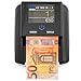 Detector Billetes Falsos & Contador de Billetes 2-en-1 - Detector de Billetes Falsos UV/MG/IR para Billetes Falsos de Euros, Dolares, Libras Esterlinas - Lector portatil compacto y liviano