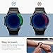 Spigen Rugged Armor Pro Designed for Samsung Galaxy Watch 7 44mm Case with Band Protective TPU Cover with Strap (2024) - Matte Black