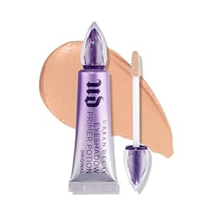 Urban Decay Eyeshadow Primer Potion – Nude Eyelid Base Primer, for Smooth & Crease-Resistant Eye Makeup, Waterproof & Long-Lasting, Translucent Shade, Universal for All Skin Tones, More Vibrant Color
