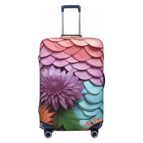 Housse de protection pour bagages à fleurs pour repérer sa valise à l'aéroport