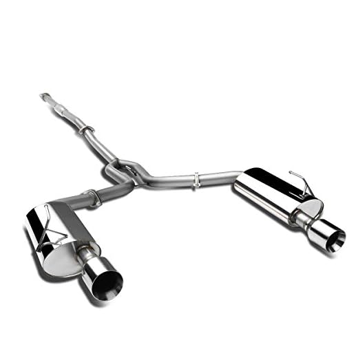 DNA MOTORING CBE-NM04V6-D-NRT Stainless Steel Cat Back Exhaust System [Compatible with 04-08 Maxima]