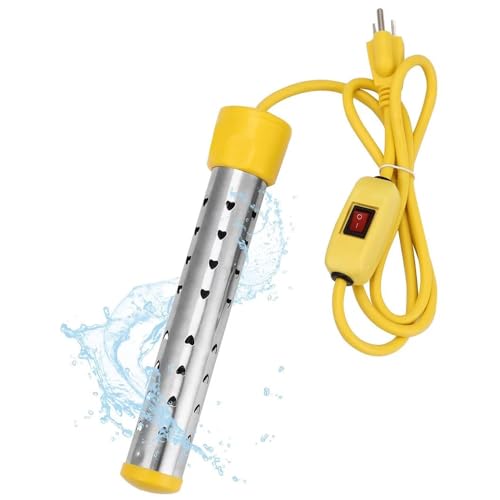 El Mejor Listado de Resistencia para Calentar Agua Soriana los 5 más buscados. 41 MMSZHL Calentador de Agua de Inmersión, Calentador de Agua Sumergible 1500 W, con Control de Interruptor y Control Inteligente de Temperatura, calentador de agua portátilpara...