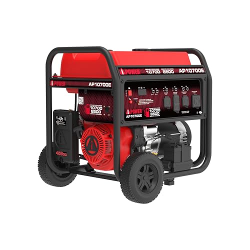 A-iPower 10700-Watt Electric Start Portable Generator Gas Powered, Heavy Duty