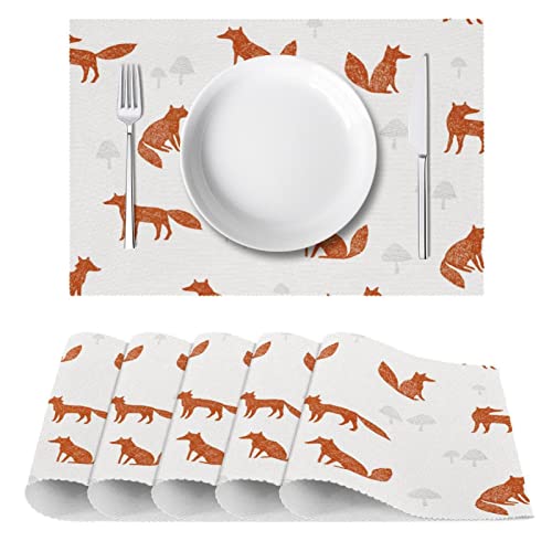 Set de table renard antidérapant pour protéger la table des plats chauds - 3