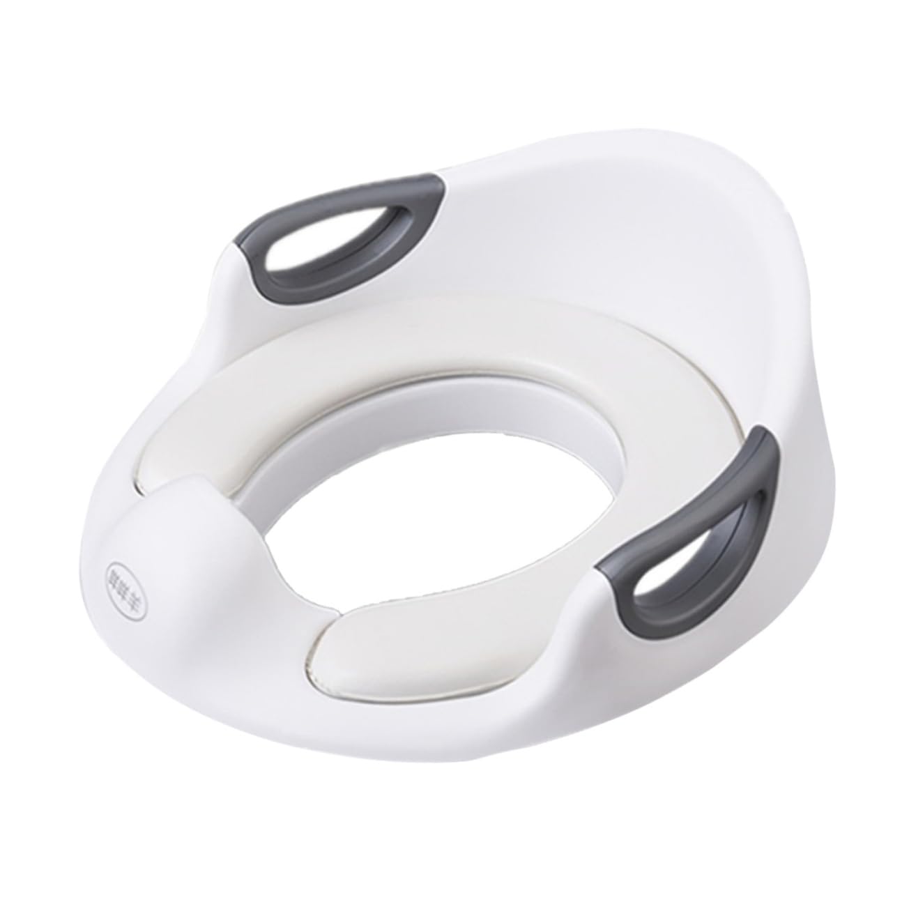 UPKOCH Siège Apprentissage Propreté Pour Garçon Fille Réducteur De Toilettes Pour Garçon Fille Ans Avec Double Barre Appui Et Barrière Anti-fuites Blanc