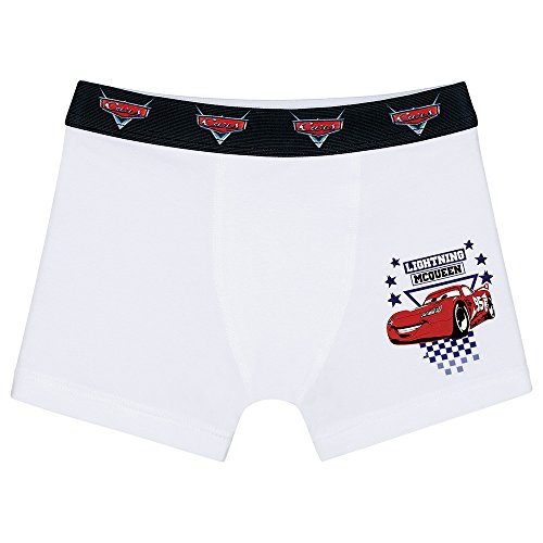Cueca Disney Boxer Carros (Infantil) Tamanho: G | Cor: Branco
