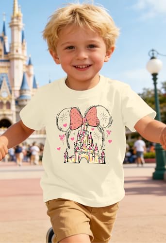 Image of Magical Shirts Women Girls Family Vacation Matching Shirt Magic Kingdom T-Shirt Mommy and Me Trip Short Sleeve Tops