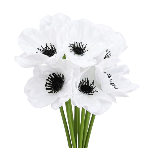 hidyuuoo Artificial White Flower