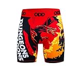 Odd Sox Dungeons & Dragons Fire Red Men's Boxer Briefs