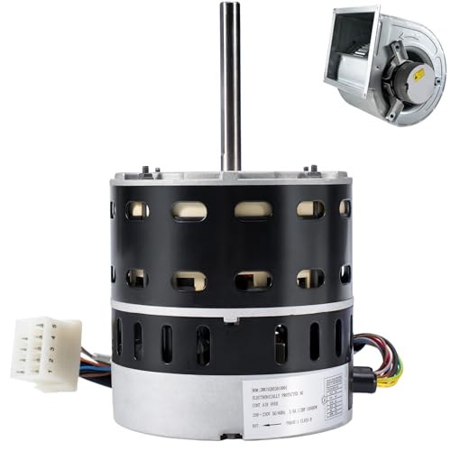 6205E 1/2 HP ECM X-13 Furnace Blower Motor, 208-230v 50/60Hz 3.8A 1050RPM, ZWK702B53810001, Fit for American Standard & Trane, Carrier/ICP, etc. 1/2 HP X13 Constant Torque Motor. One-Year Quality