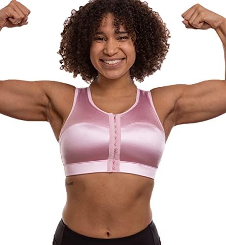 ENELL Women's Full Coverage High Impact Sports Bra (100),1,Hope Pink