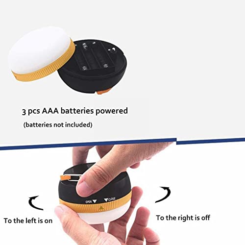 Lanterne de camping LED rétractable à 5 modes pour tente - 6
