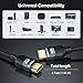 8K HDMI 2.1 Cables 6FT 5-Pack, High Speed HDMI Gaming Monitor Cable for PS5 TV-8K ARC&eARC HDMI Cord-165/180/240Hz, HDCP2.3, 3D/HDR10 for Soundbar, PS5, PS4, TV, Xbox, Roku, Cinema, Computer, Monitor